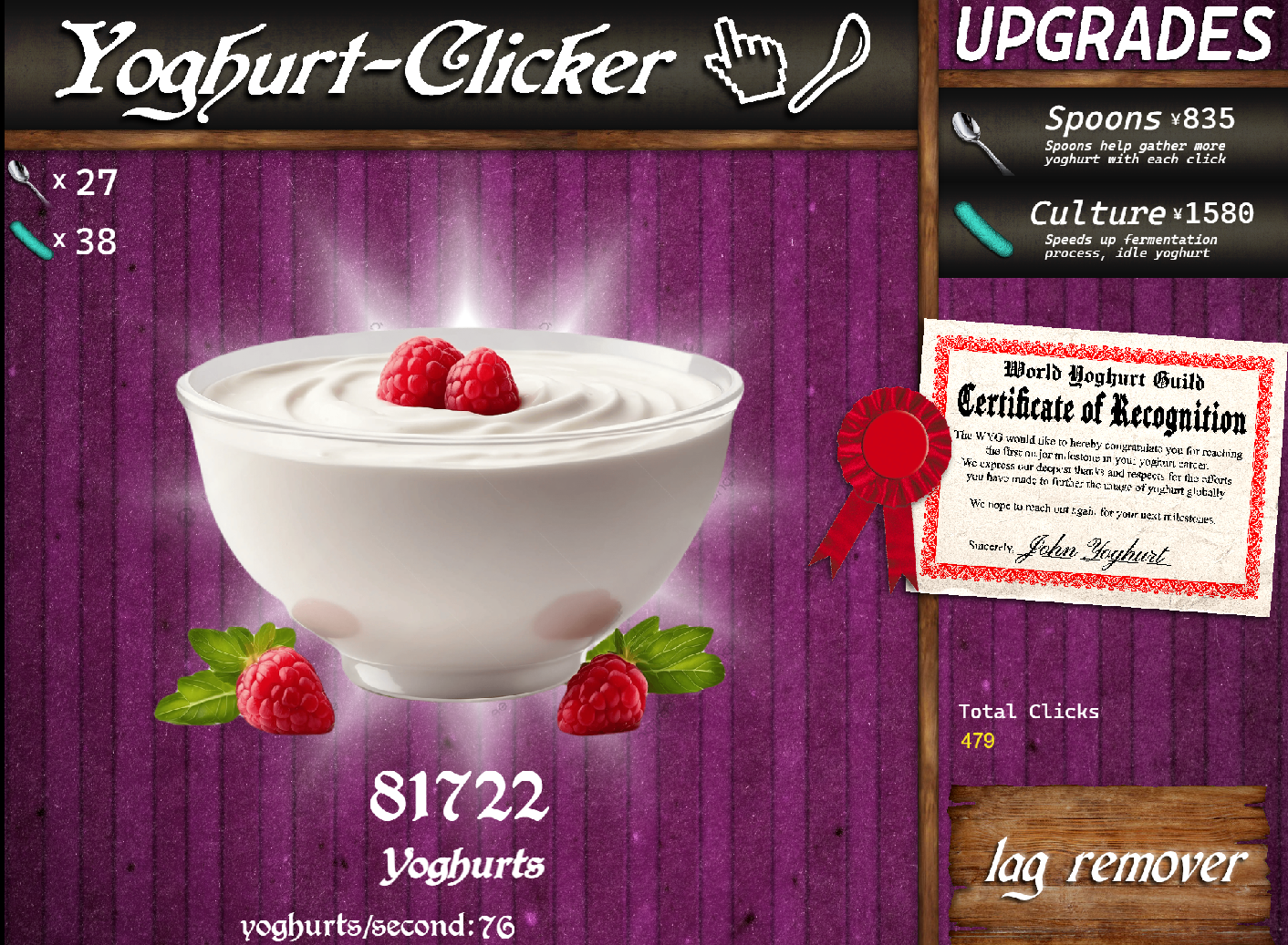 Screenshot 5 for Yoghurt Clicker