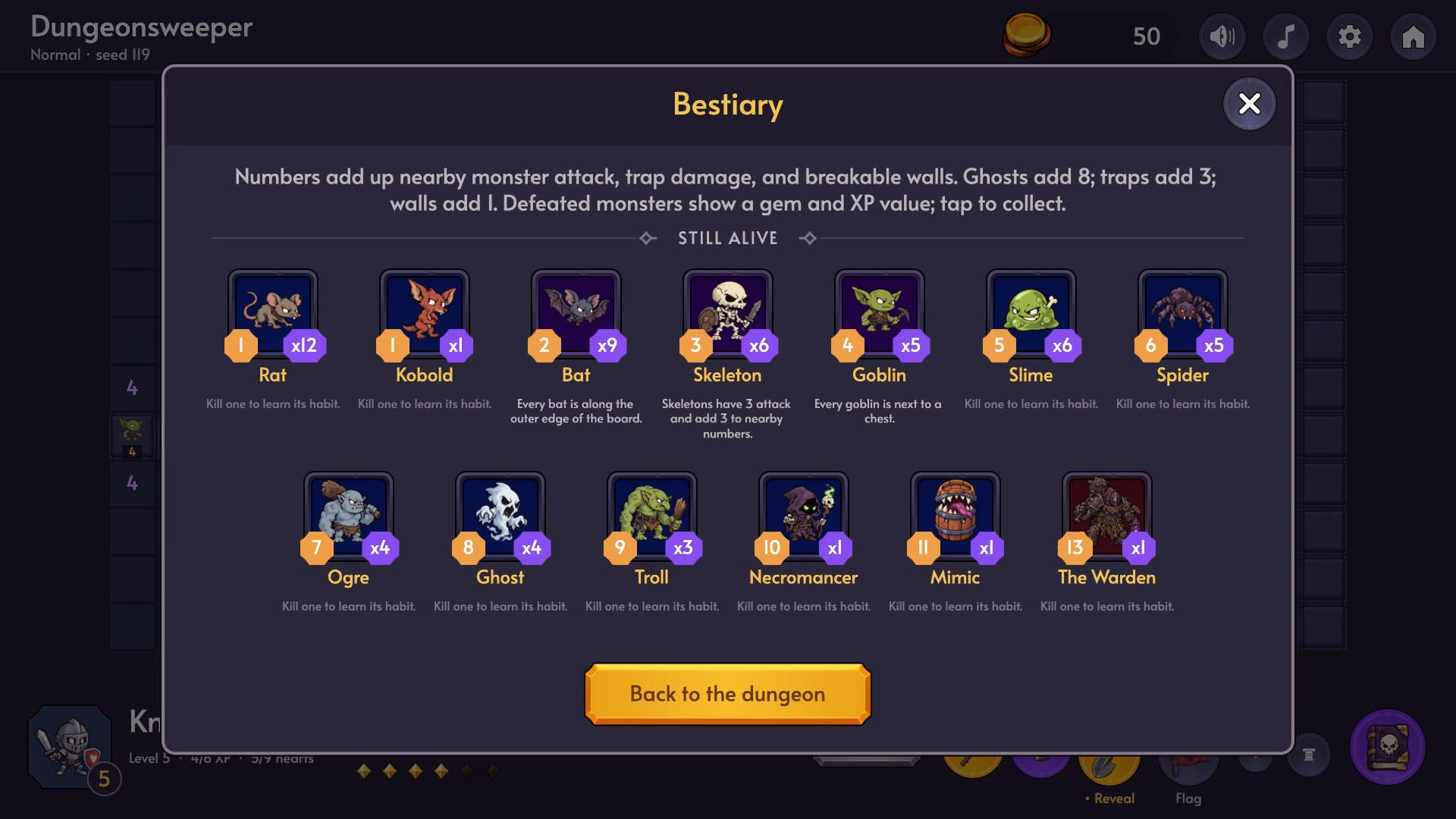 Screenshot 4 for Dungeonsweeper