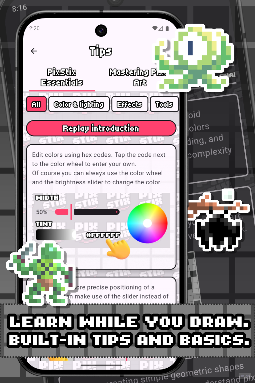 Screenshot 7 for PixStix: Pixel Sticker Editor