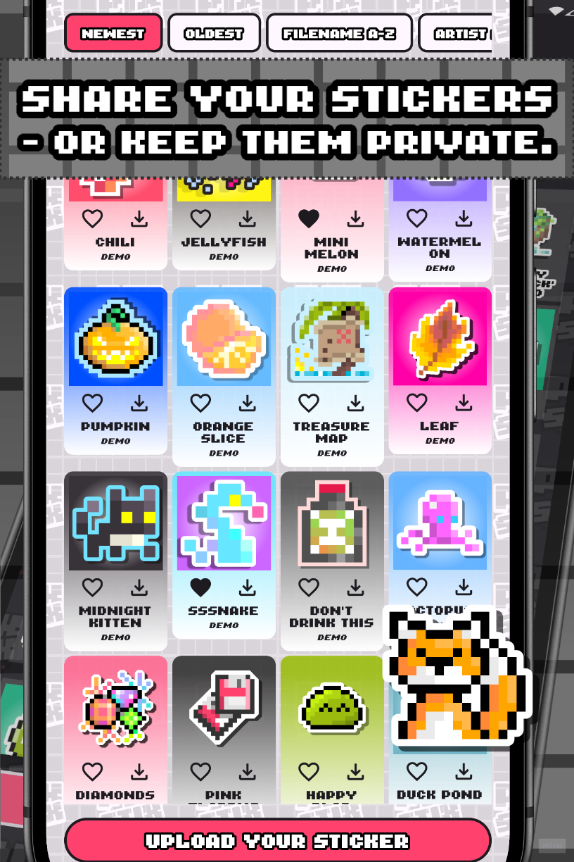 Screenshot 6 for PixStix: Pixel Sticker Editor