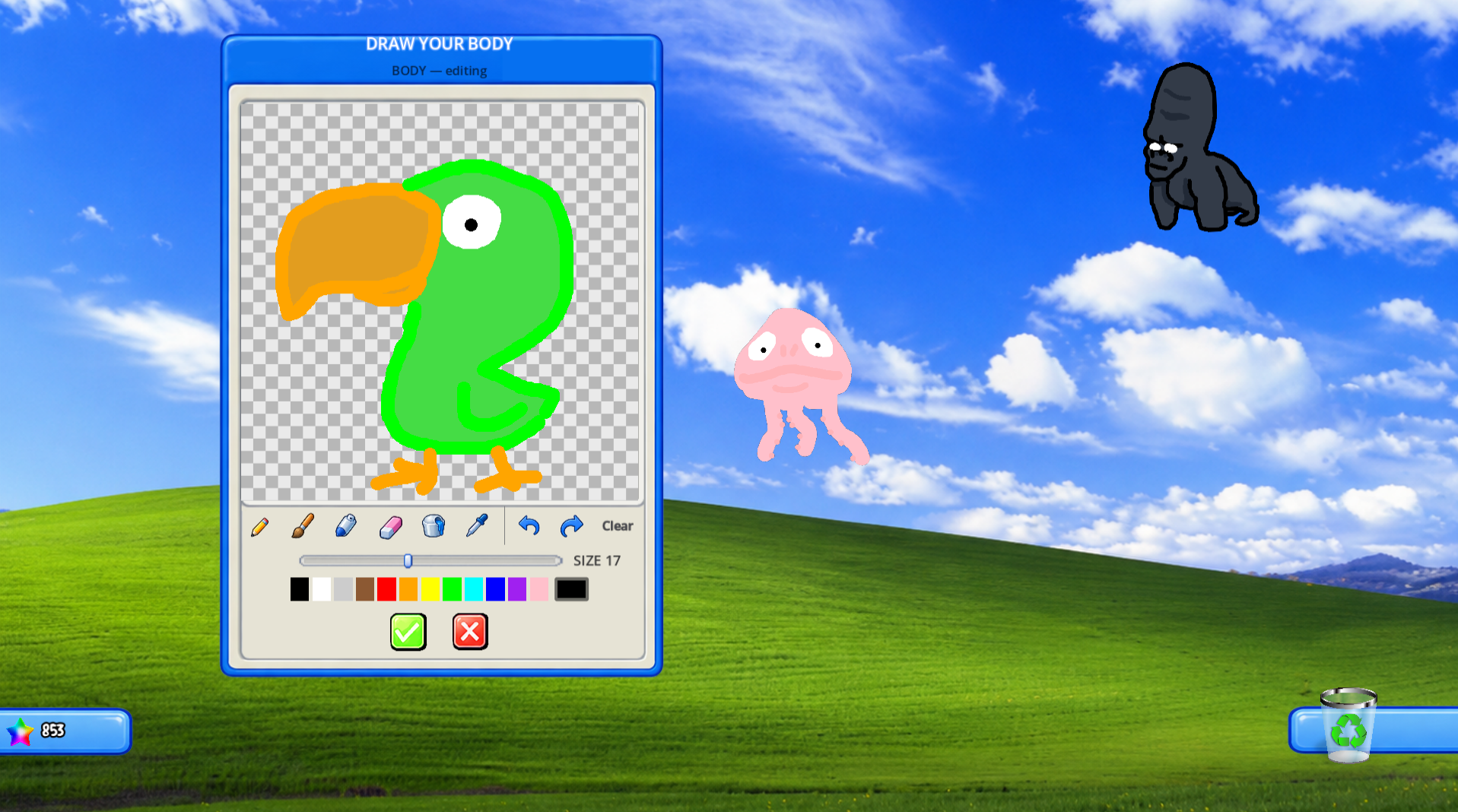 Screenshot 2 for DesktopPetCreator XP