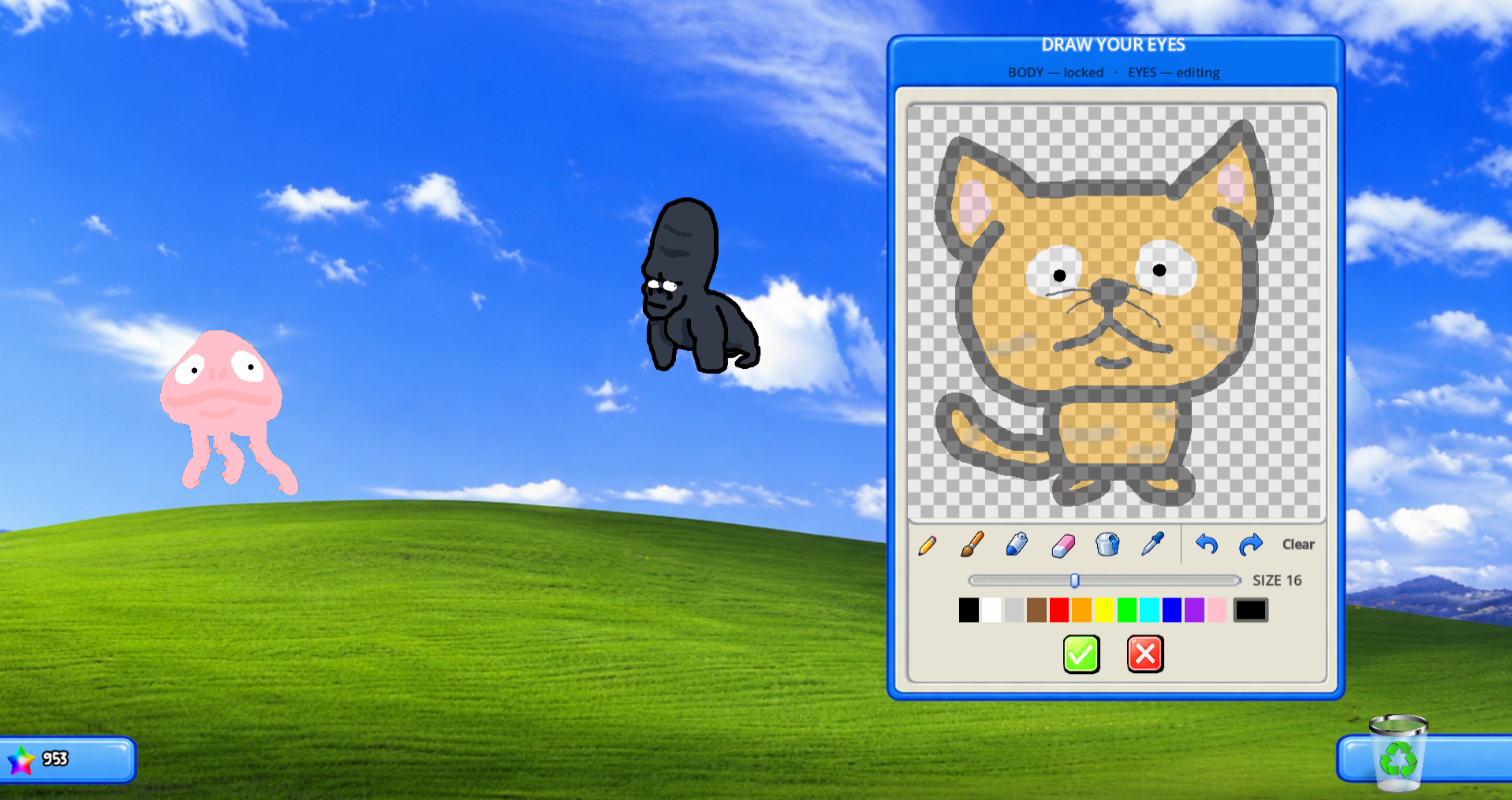 Screenshot 4 for DesktopPetCreator XP