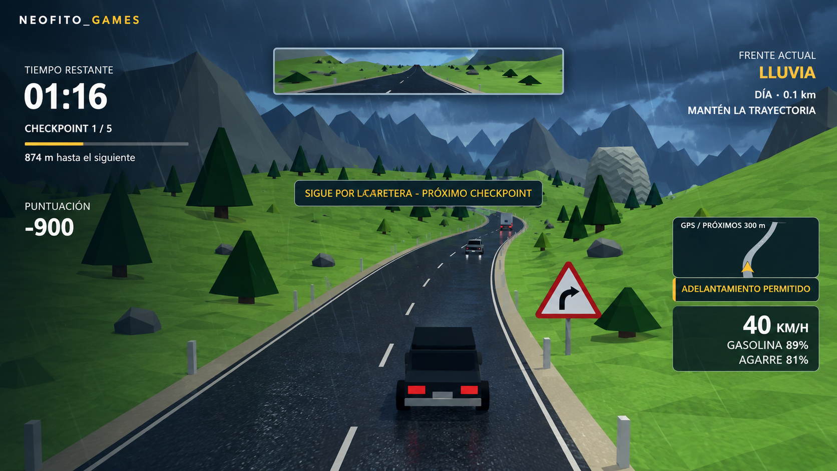 Screenshot 2 for STORM RUN Conducción Extrema