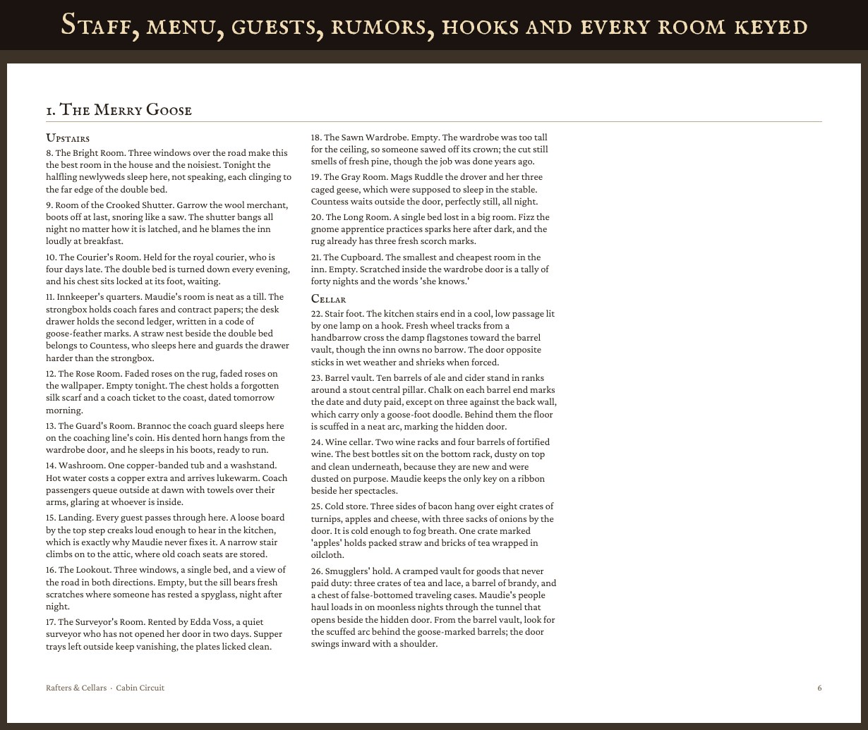 Screenshot 4 for Rafters & Cellars: 8 Inn & Tavern Maps (Keyed, VTT + Print)