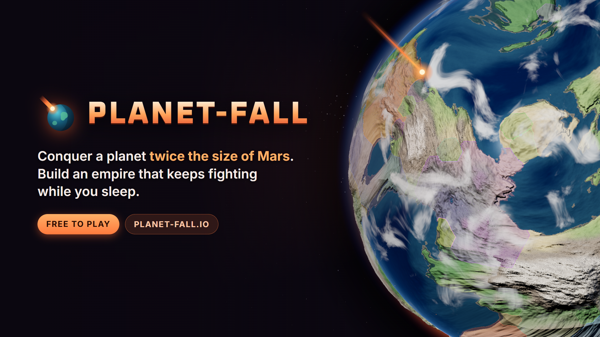Screenshot 2 for Planet-Fall.io