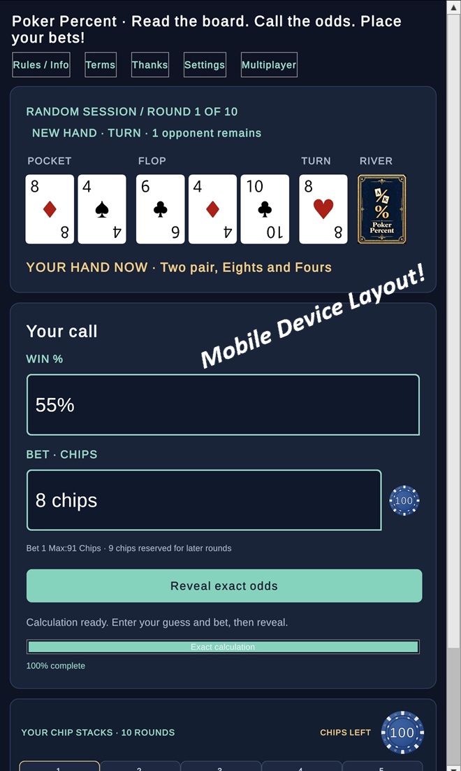 Screenshot 10 for PokerPercent