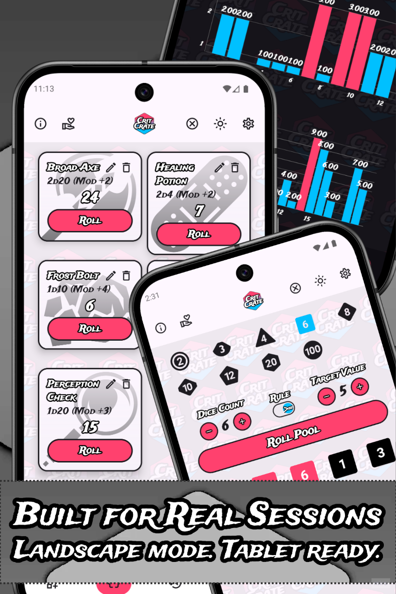 Screenshot 3 for CritCrate: RPG Dice Roller