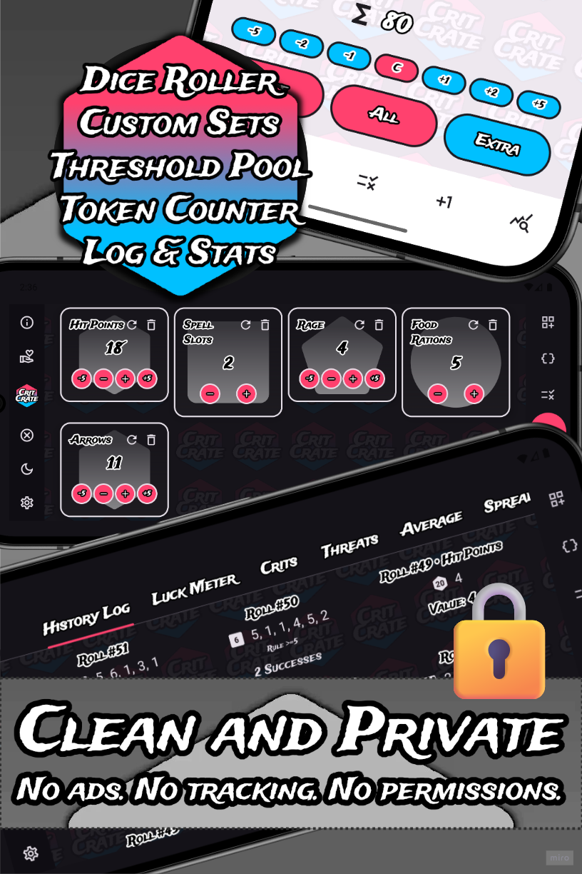 Screenshot 4 for CritCrate: RPG Dice Roller