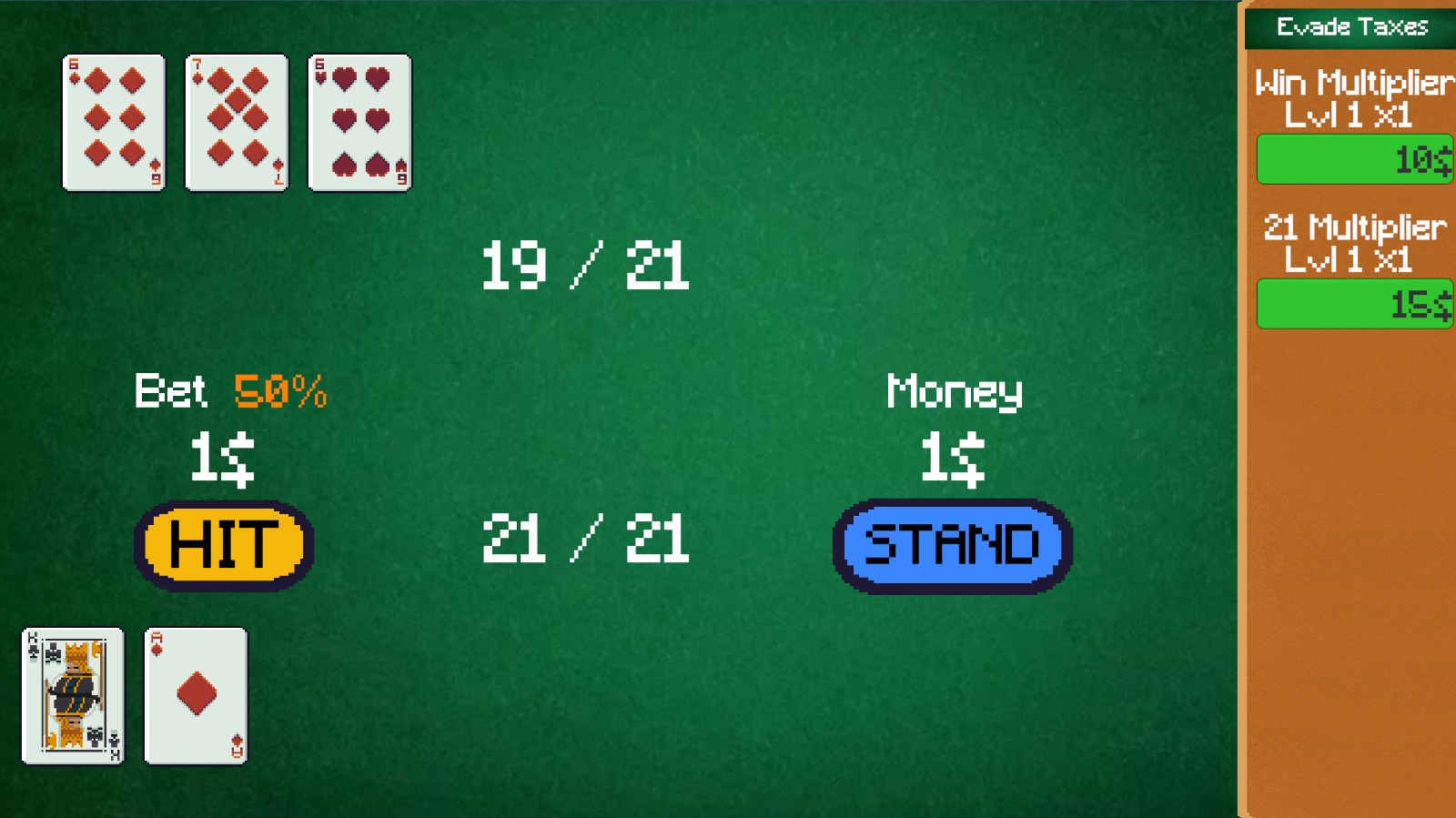 Screenshot 2 for Incrementally BlackJack