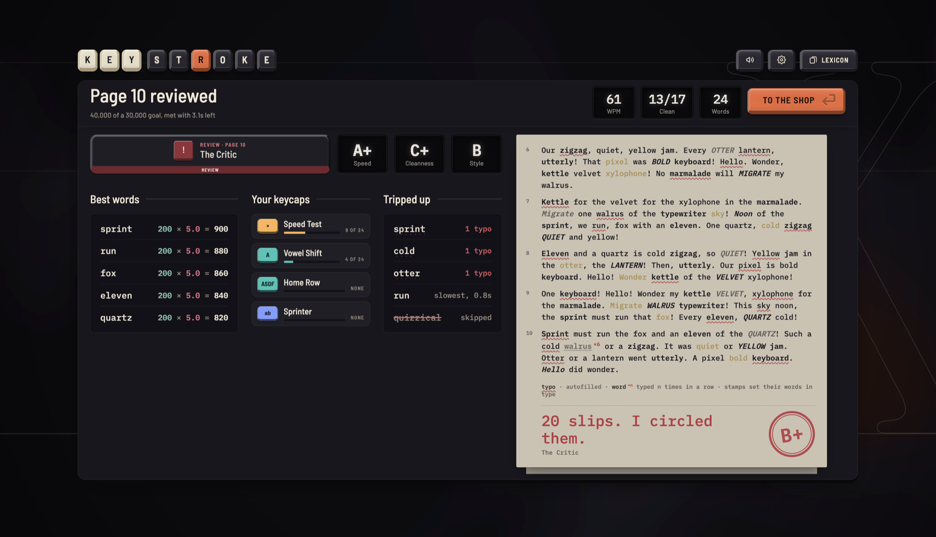 Screenshot 5 for Keystroke