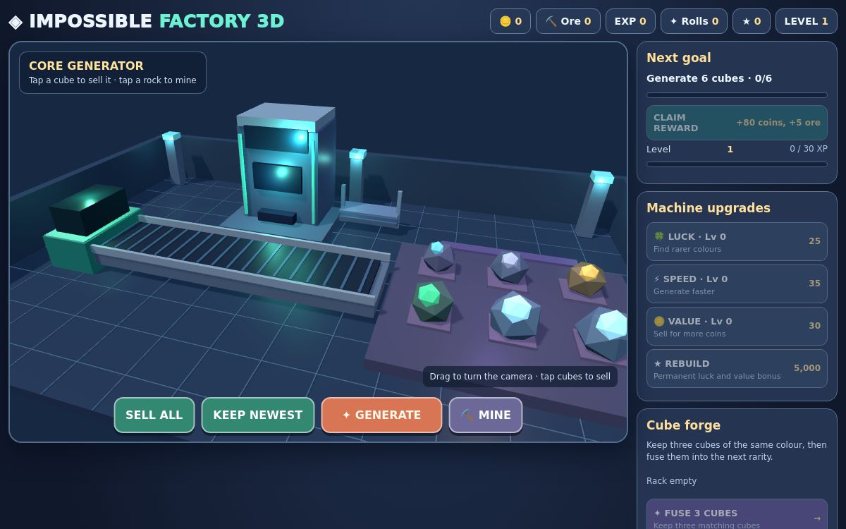 Screenshot 2 for Impossible Factory 3D