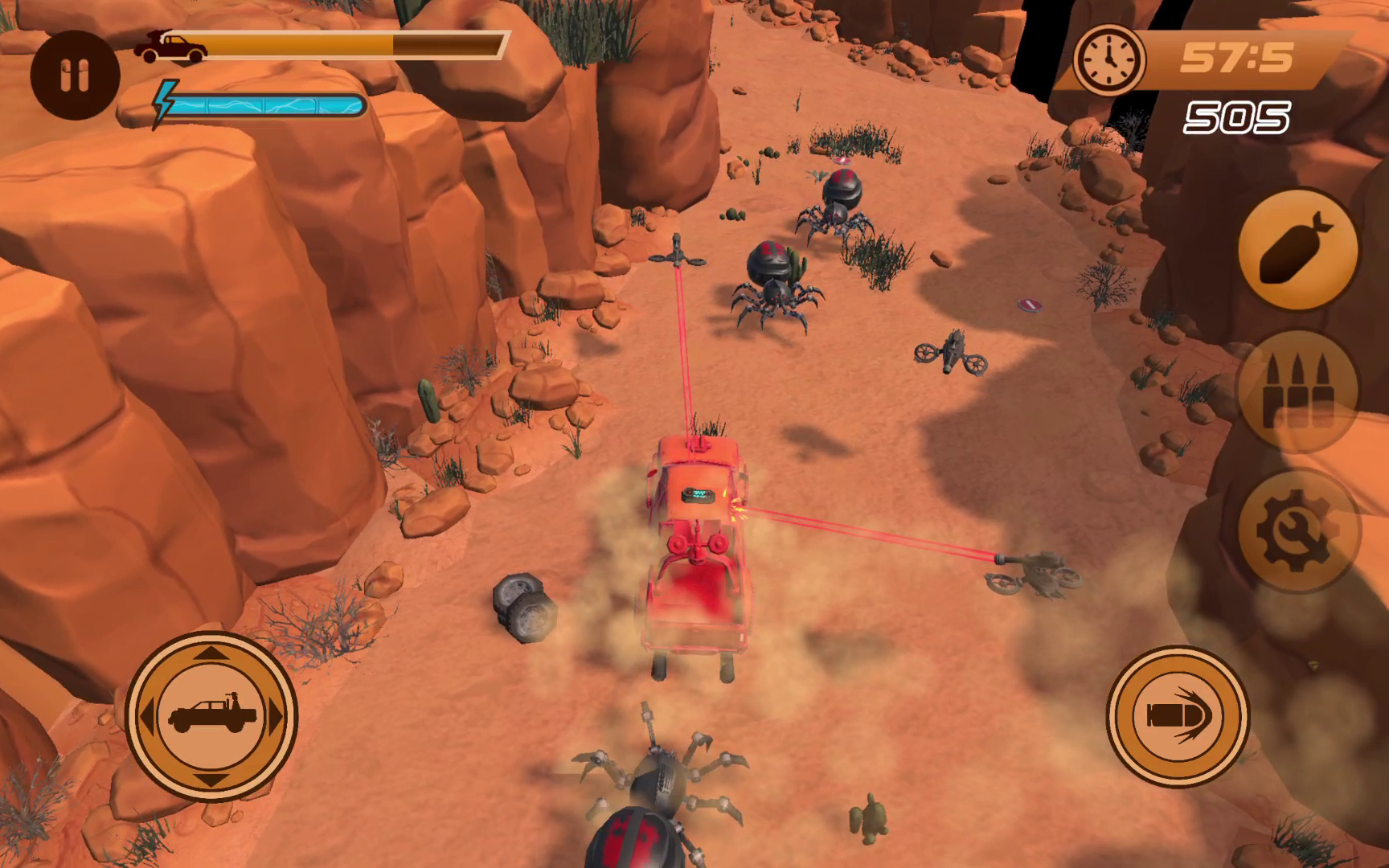 Screenshot 3 for Drive'N'Shoot