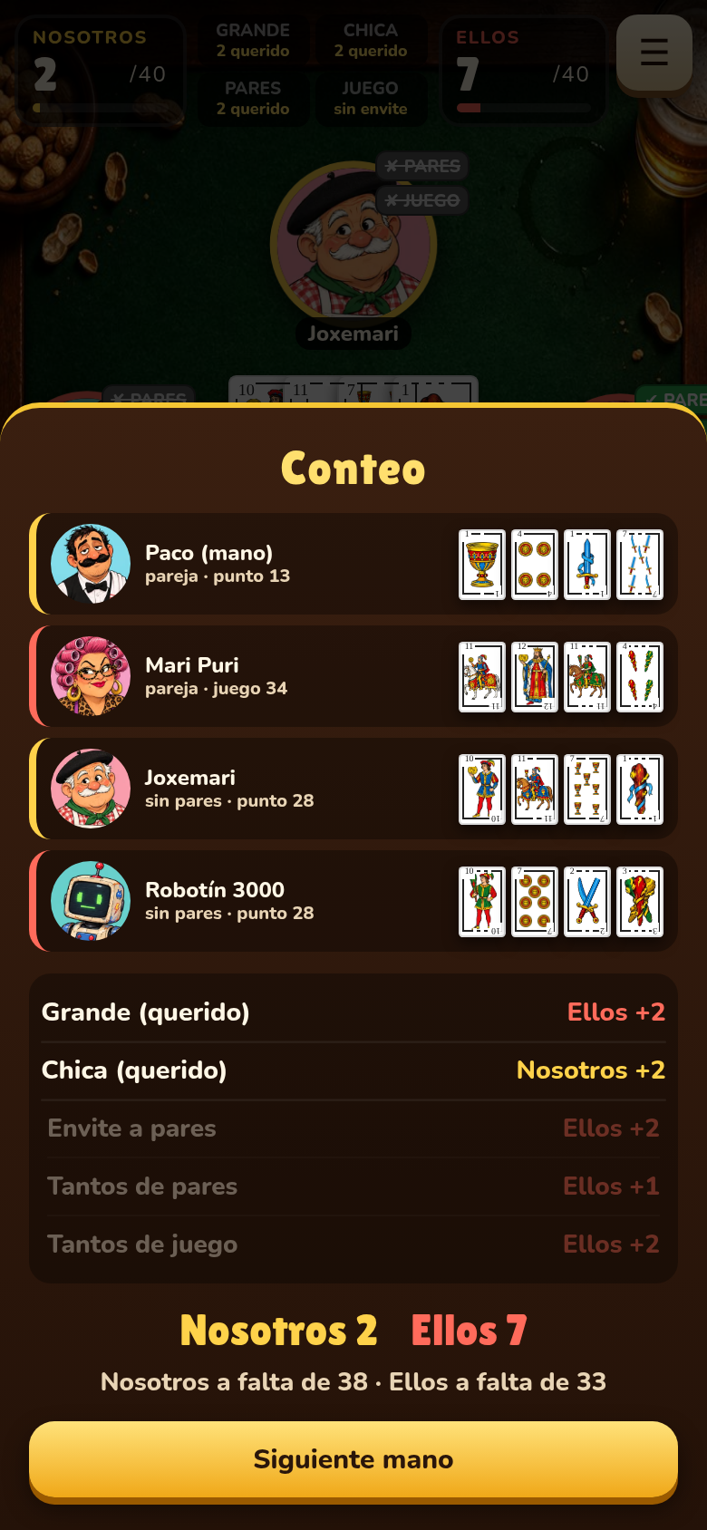 Screenshot 3 for MUSAZO - El mus del bar