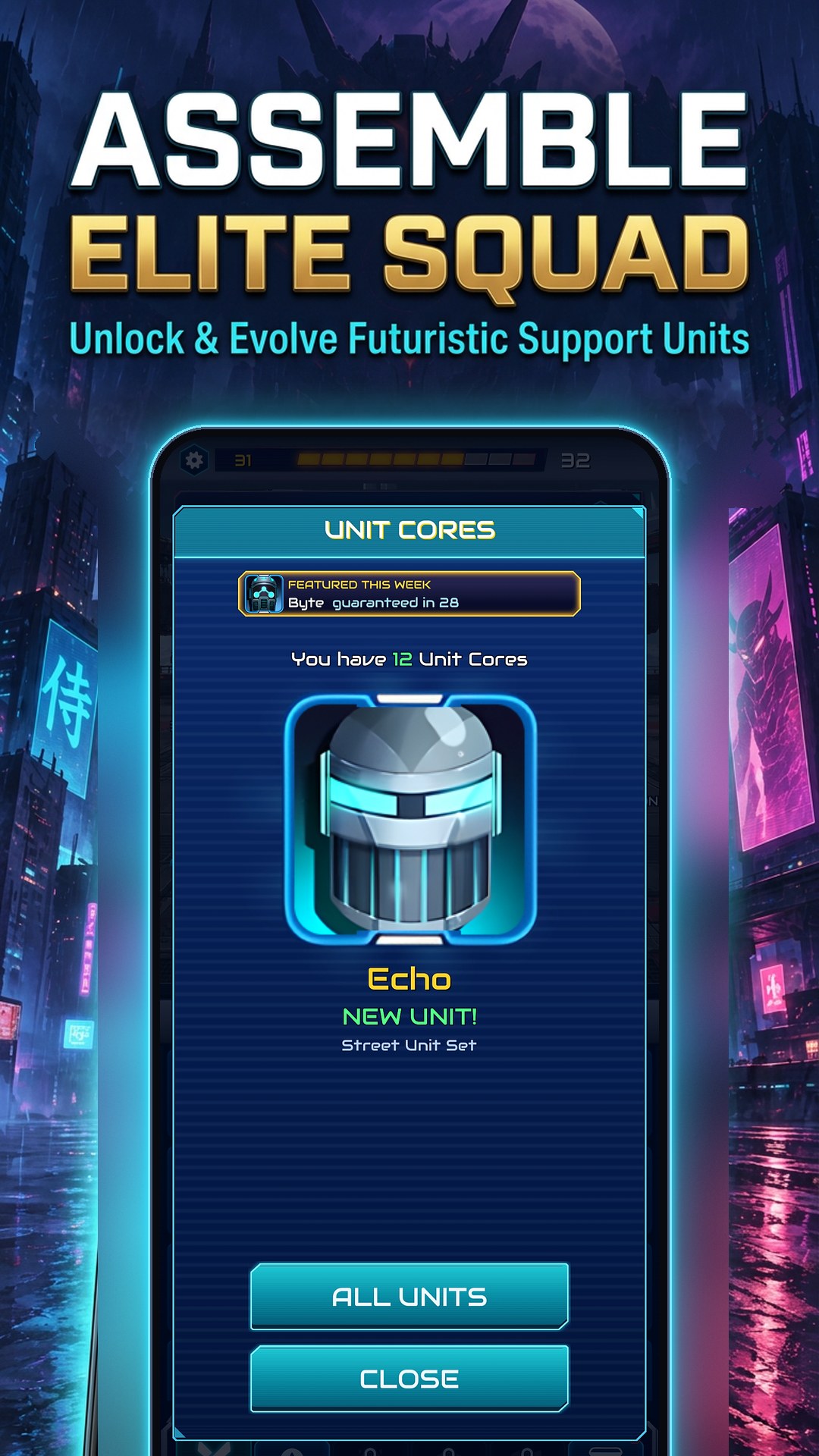 Screenshot 2 for Idle Ronin: Cyber RPG