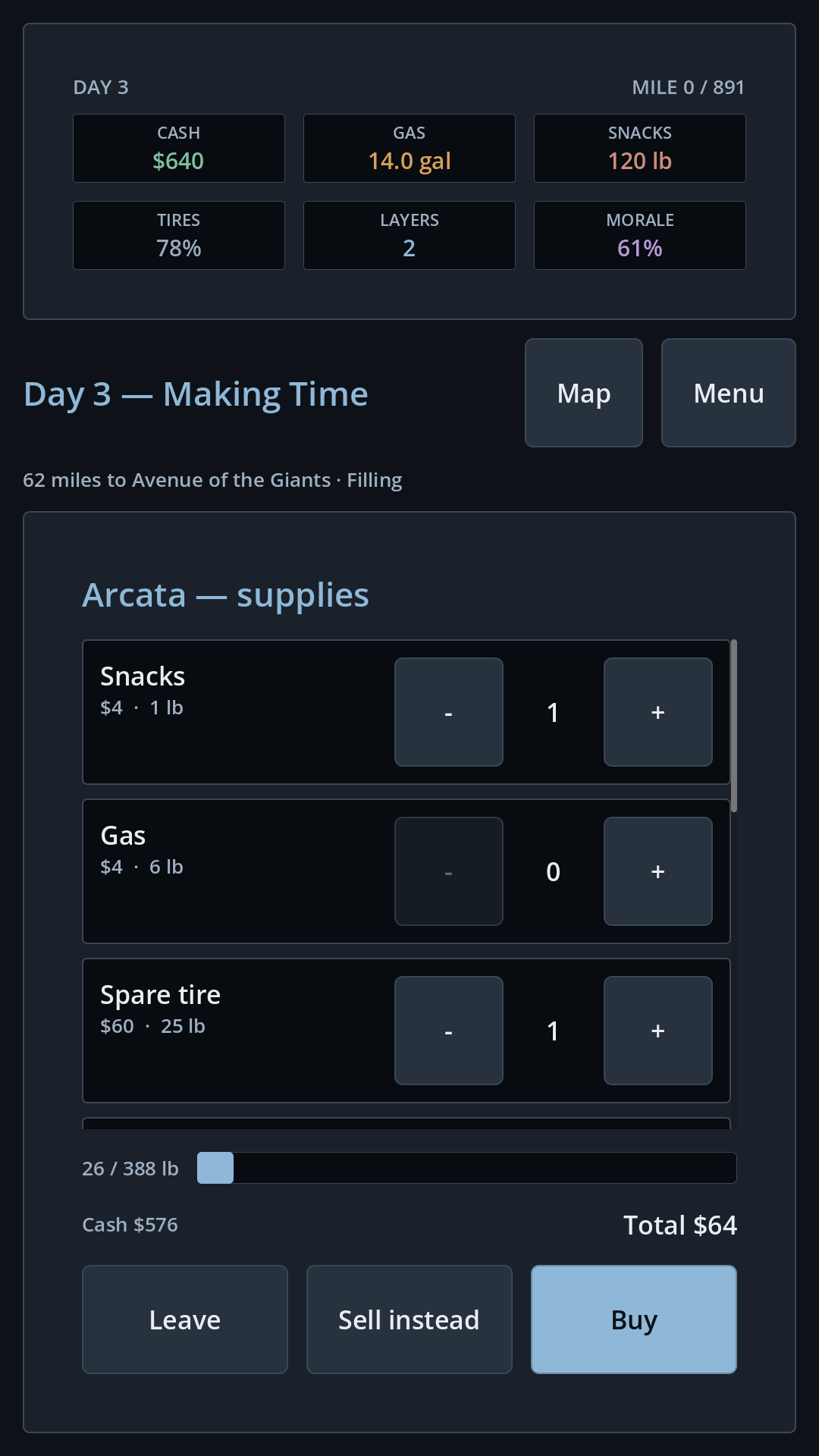 Screenshot 5 for California Trail