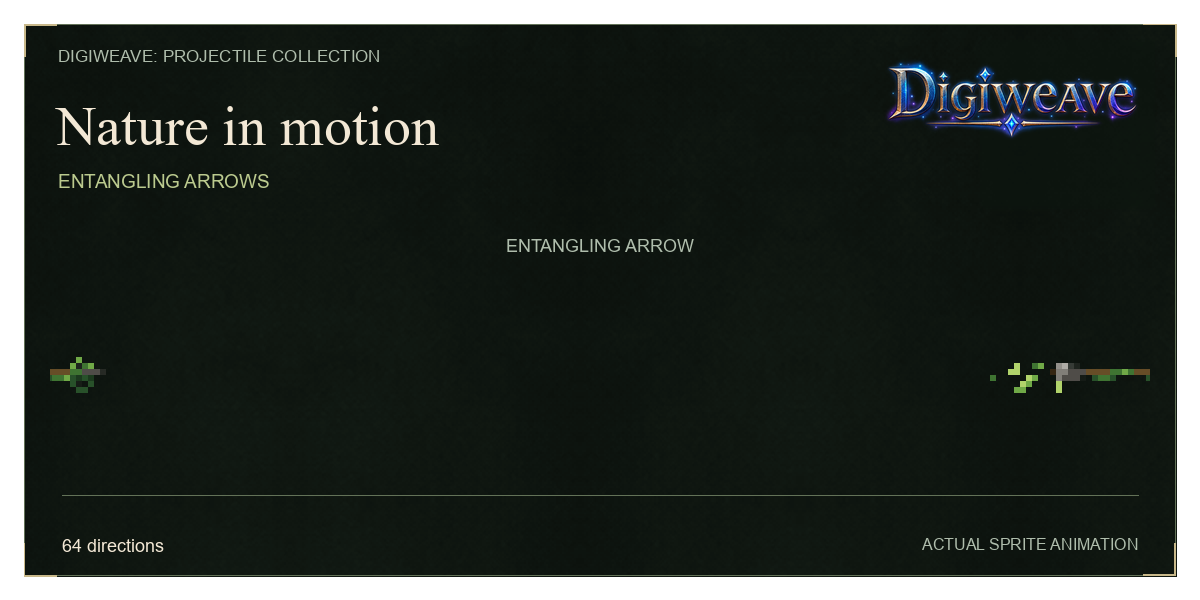 Nature in Motion: animated Entangling Arrow