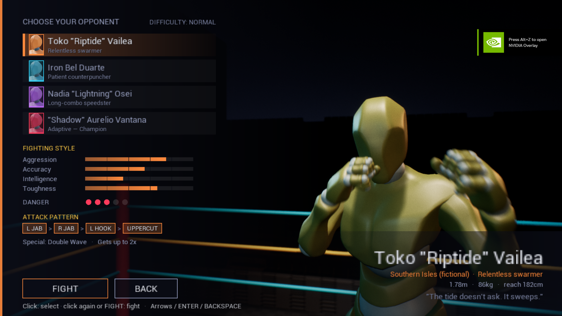 Screenshot 2 for Ringside Legends DEMO