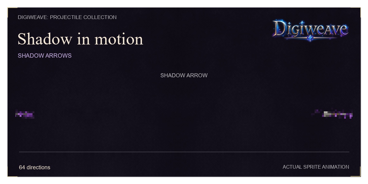 Shadow in Motion: animated Shadow Arrow