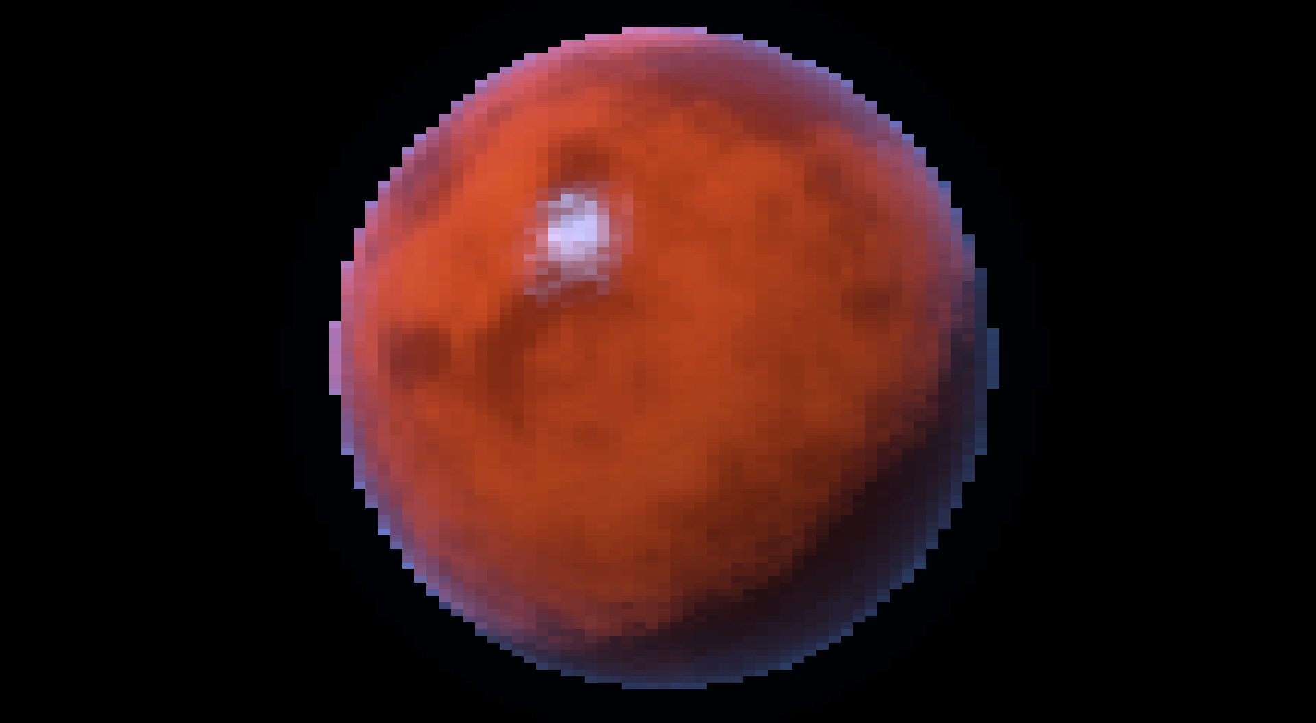 Screenshot 2 for Pixelated Planet Playground w/ Source Code