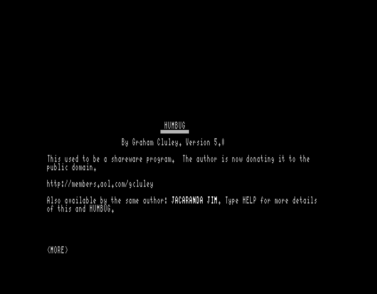 Screenshot 2 for Humbug - ZX Next