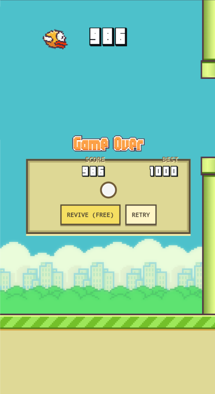Screenshot 3 for Flappy Bird: The Legendary Ending