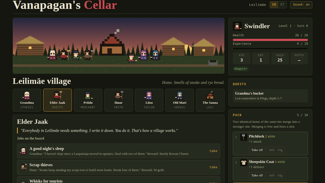 Screenshot 2 for Vanapagan's Cellar
