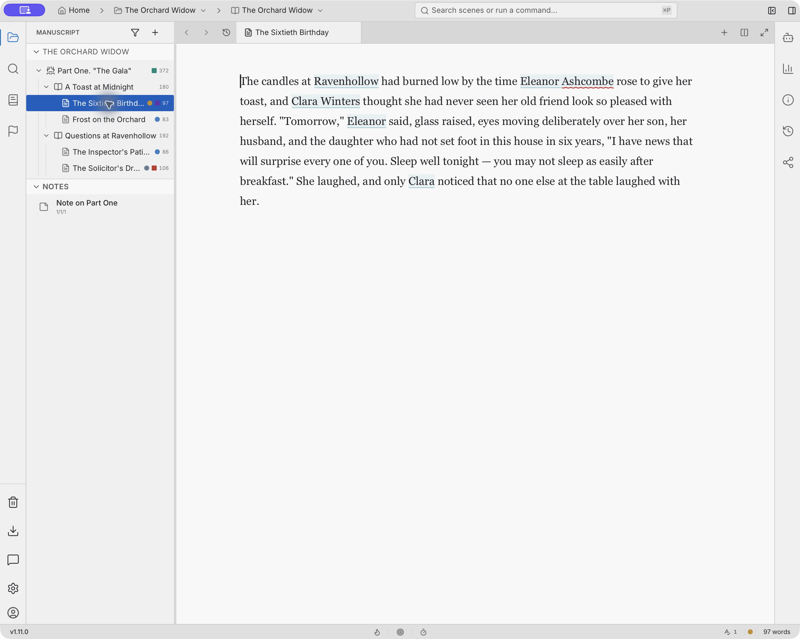 Screenshot 2 for Writer Studio