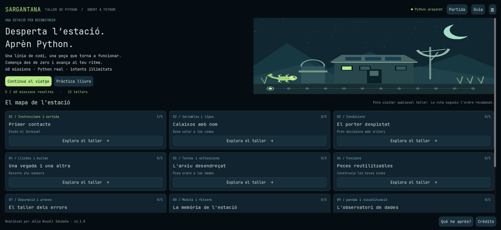 Screenshot 2 for Sargantana - Taller de Python