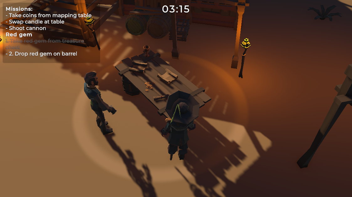 Screenshot 3 for Among the Buccaneers - Play test