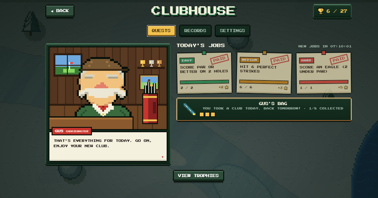 Screenshot 2 for Pixel fairway