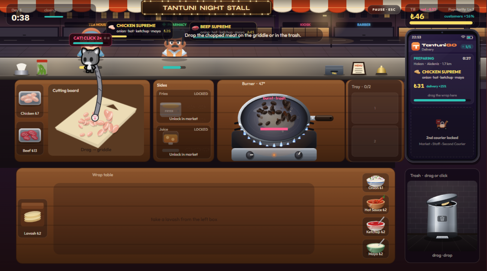 Screenshot 5 for Tantuni Simulator: Street Food Chaos