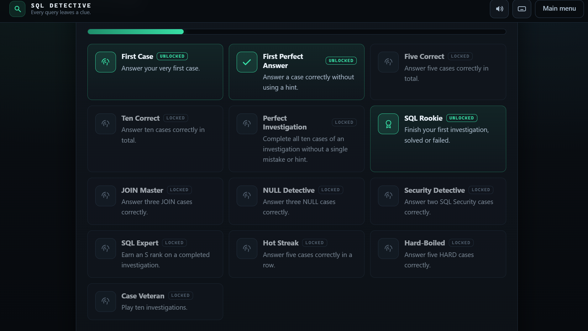 SQL Detective by Lawnat