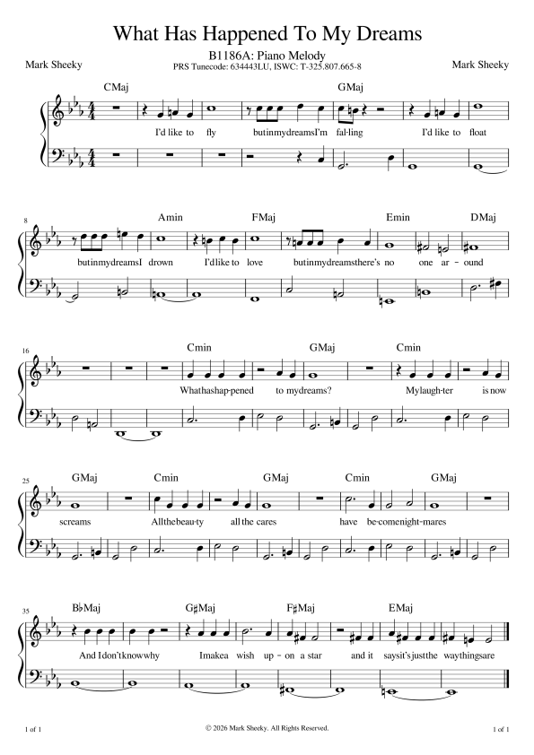 Screenshot 2 for Sheet Music & Lyrics: Excessive Consumption has Laxative Effects