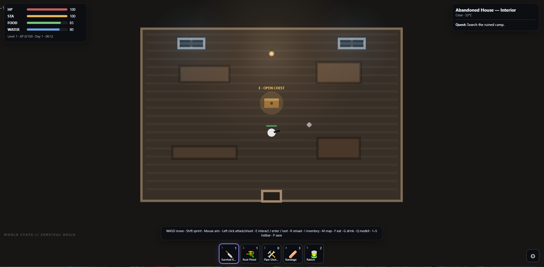 Screenshot 4 for Ash Veil: Worldfall (prototype)
