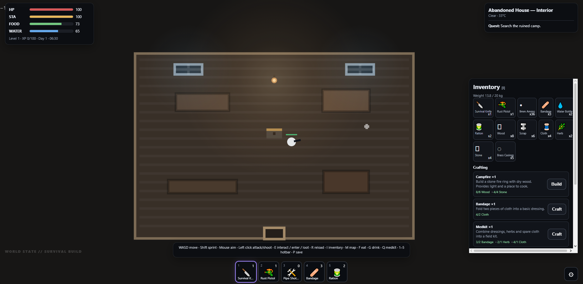 Screenshot 5 for Ash Veil: Worldfall (prototype)