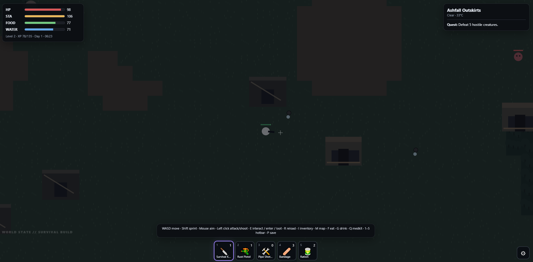 Screenshot 2 for Ash Veil: Worldfall (prototype)