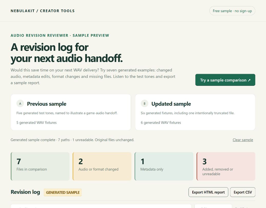Screenshot 2 for Audio Revision Reviewer — Free Sample Preview