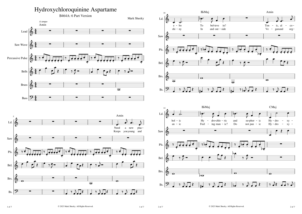 Screenshot 2 for Sheet Music & Lyrics: AI And Celebrity