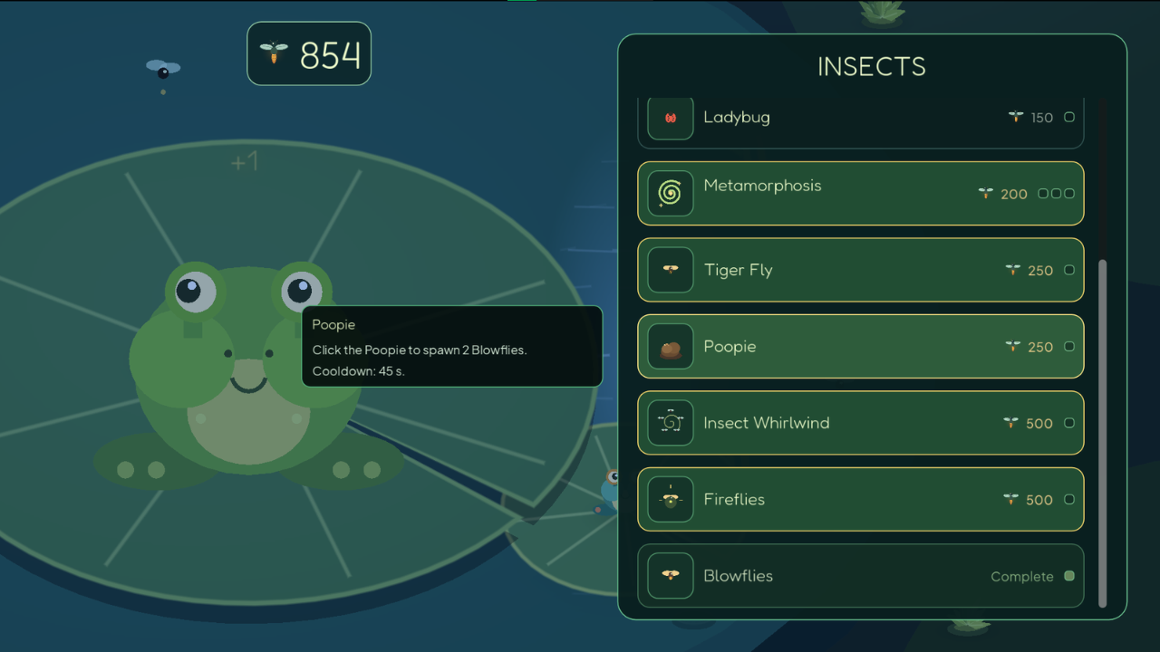 Screenshot 4 for FROG Eats Flies! V0.2