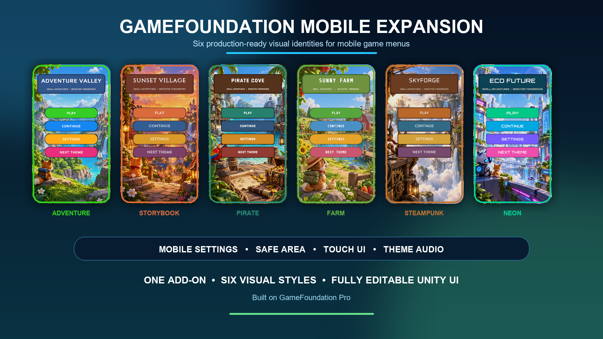 Screenshot 3 for GameFoundation Complete Bundle — Pro + Windows + Mobile