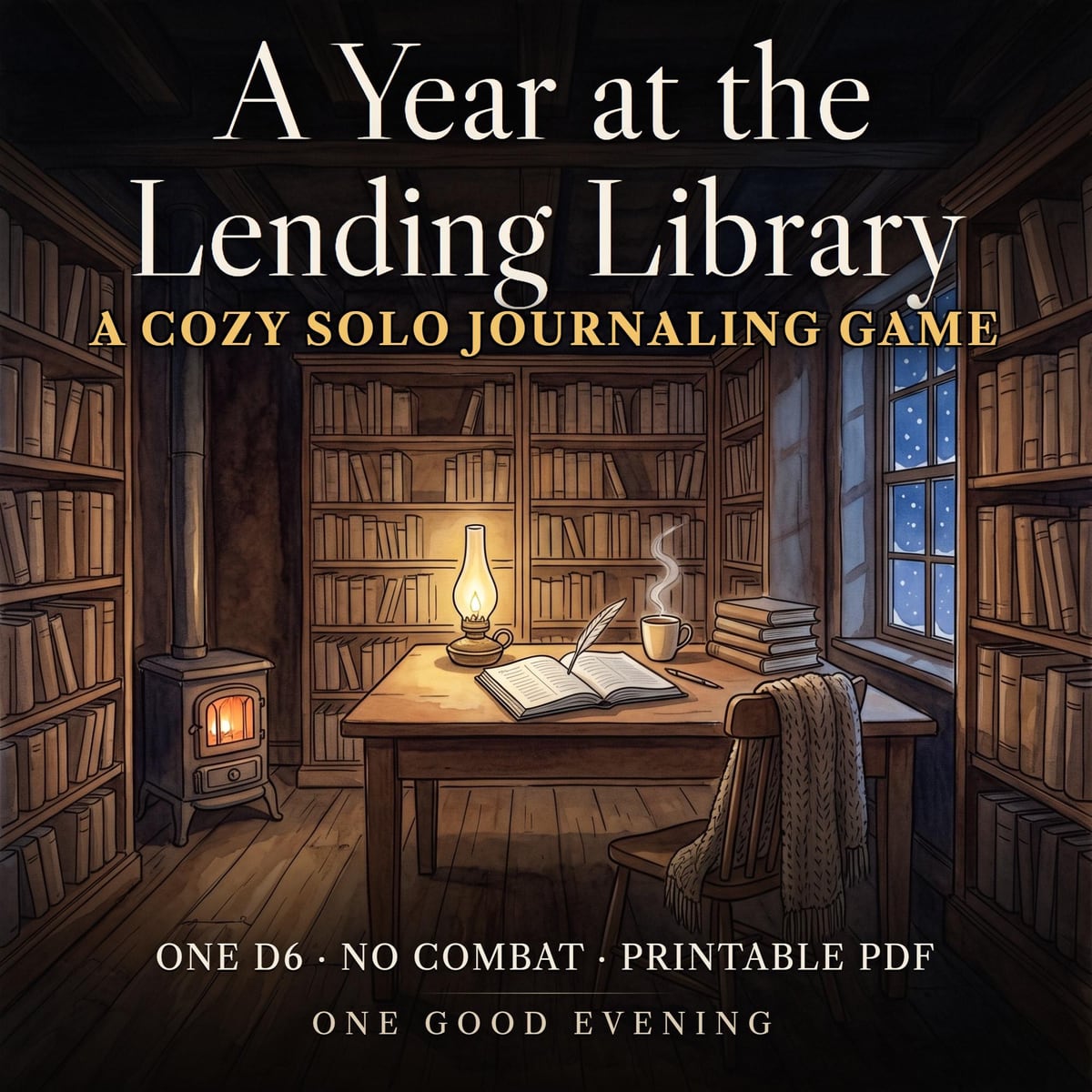 Screenshot 4 for Cozy Inn, Library, River Ferry, Salt Cart — 4 Solo Journaling RPGs Bundle (writing prompts, printable PDF, no combat)
