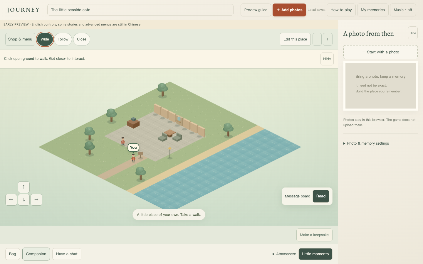 My Journey — A Memory Sandbox by fpmatrix