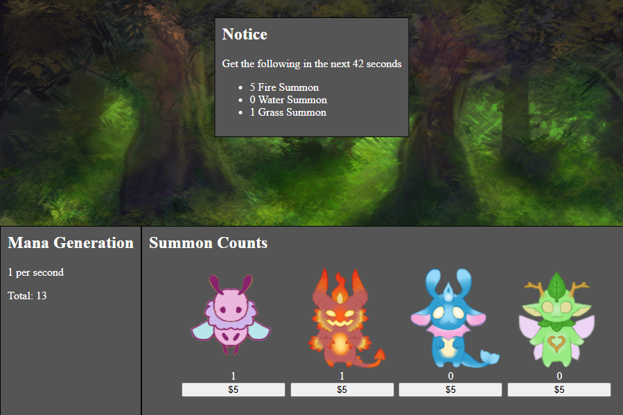 Screenshot 2 for Unnamed Summon Game