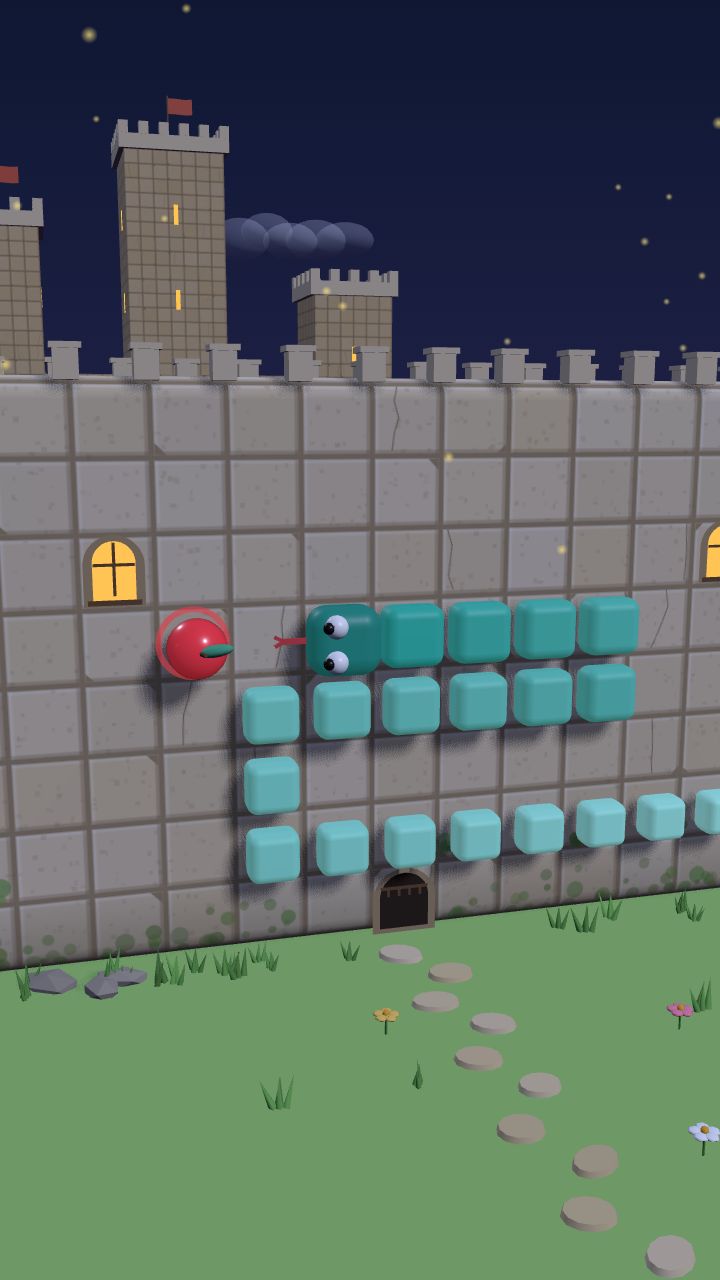 Screenshot 4 for Cubic Snake: Castle