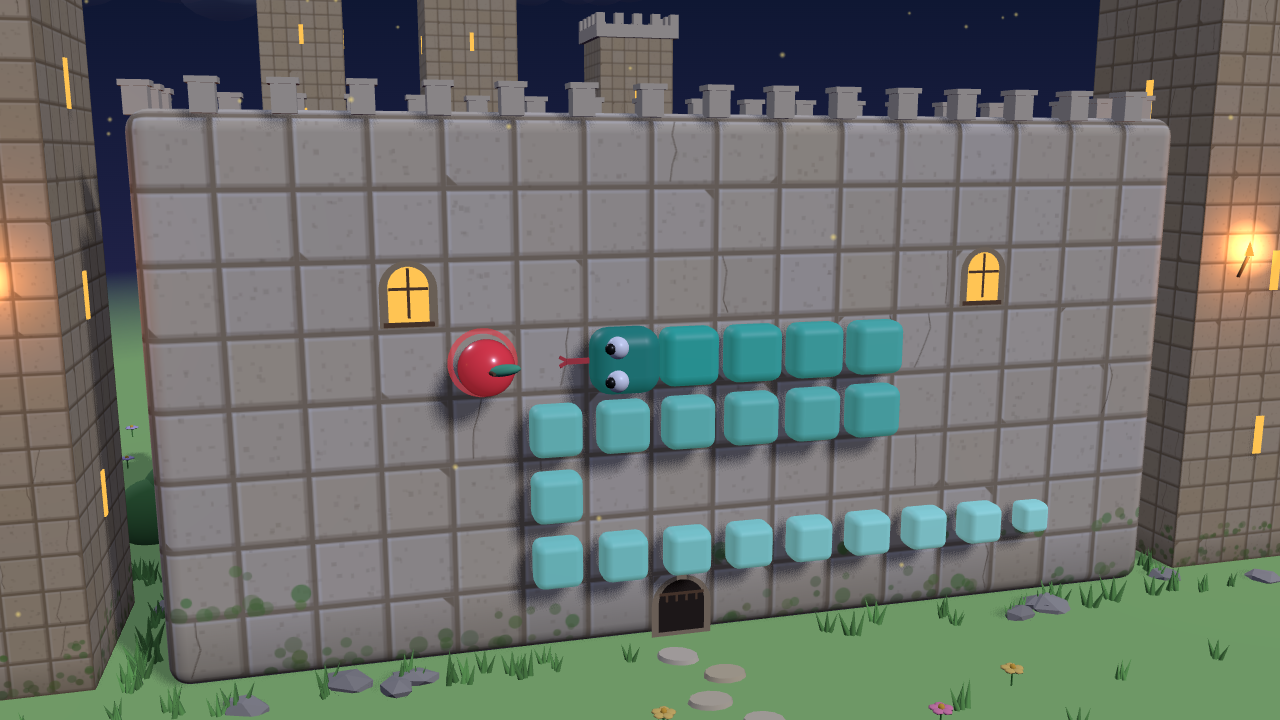 Screenshot 3 for Cubic Snake: Castle