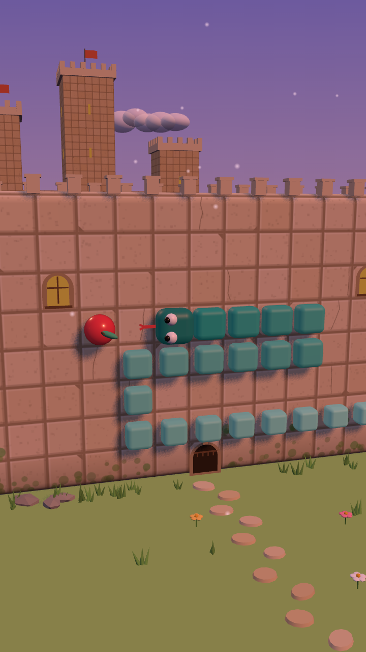 Screenshot 5 for Cubic Snake: Castle
