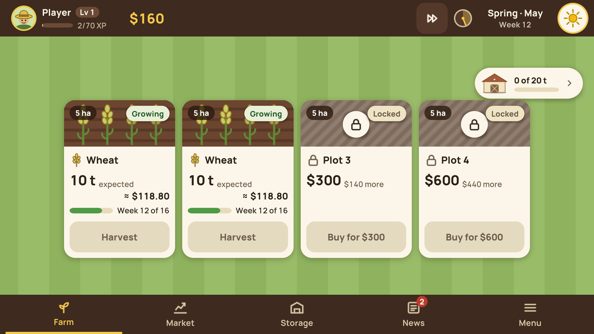 Screenshot 2 for Harvestock: Farm the Market