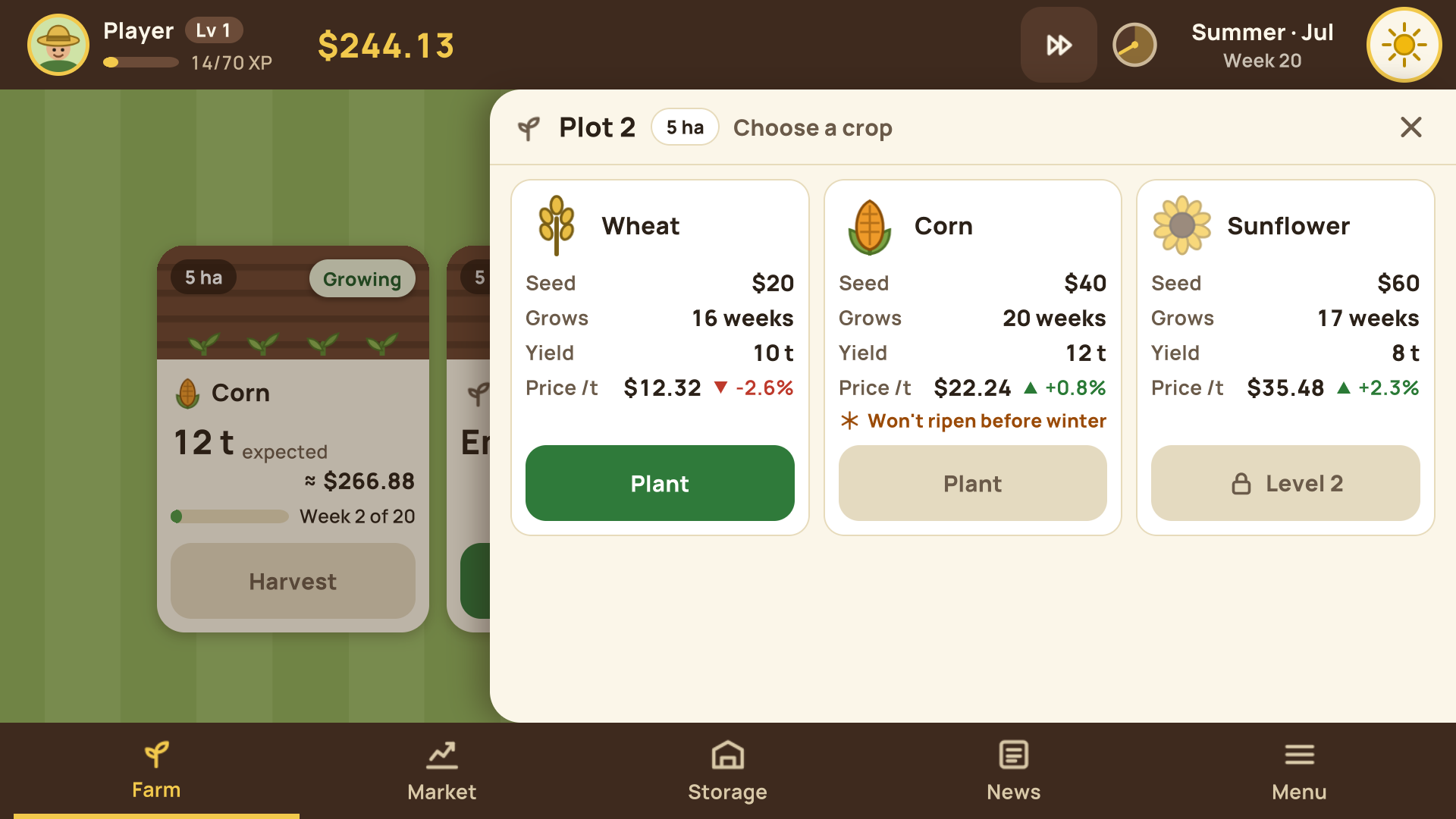 Screenshot 7 for Harvestock: Farm the Market