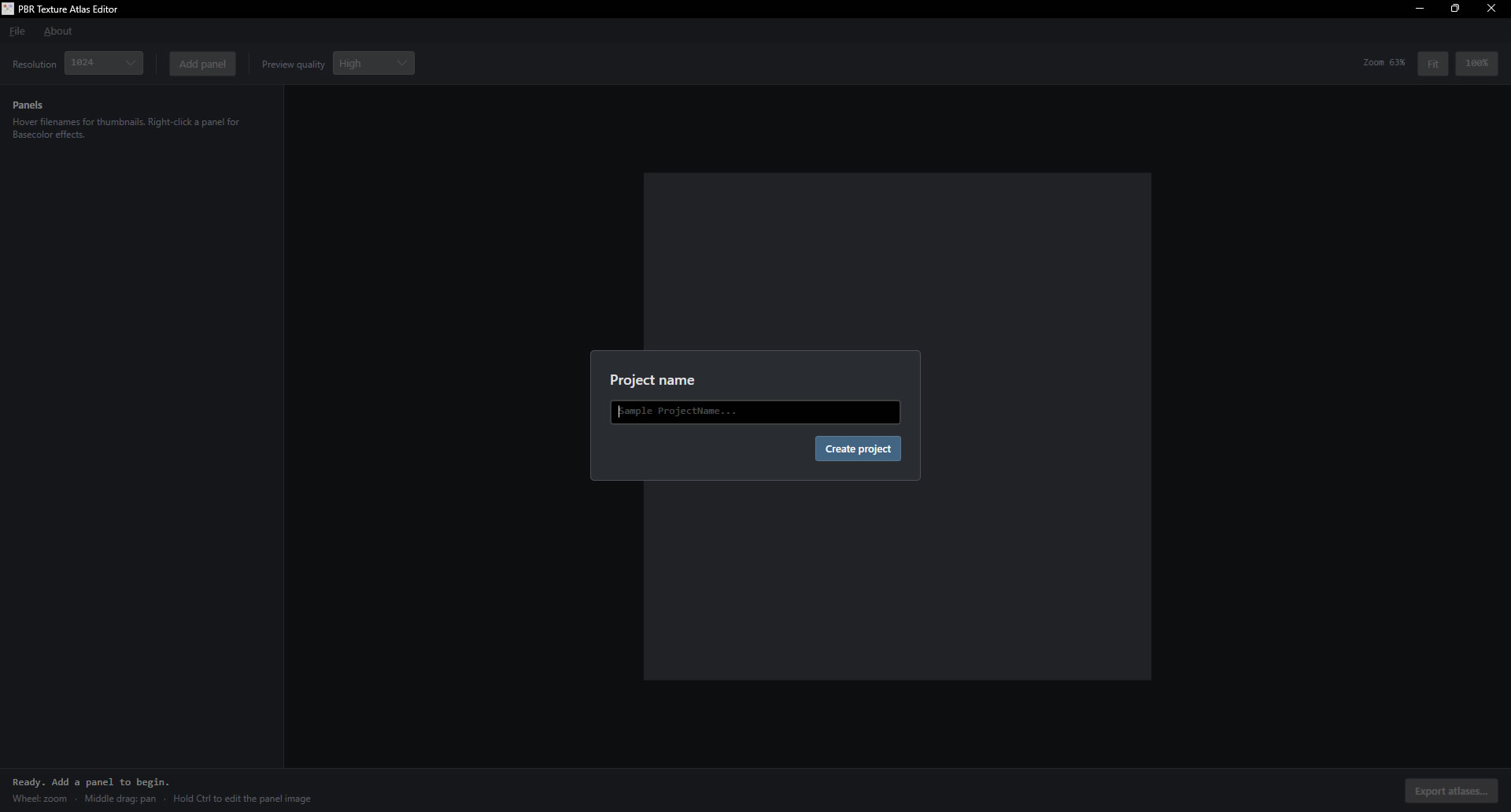 Screenshot 2 for PBR Texture Atlas Editor