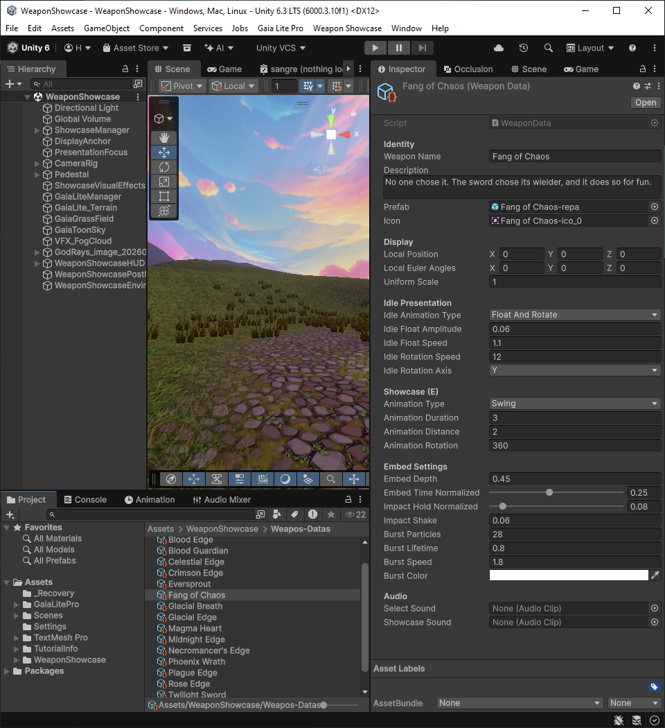 Screenshot 10 for ARCANE ARSENAL Stylized Fantasy Weapons & Showcase Toolkit